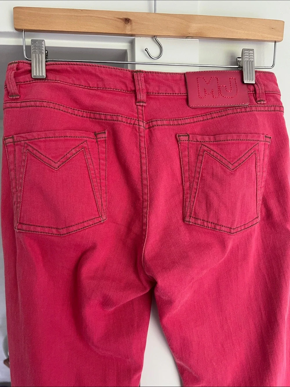 Vintage Marc By Marc Jacobs Hot Pink Skinny Jeans - Picture 5 of 8